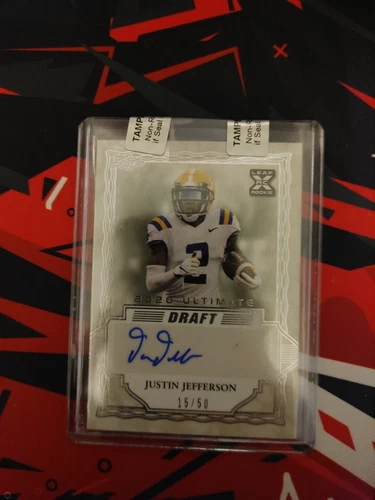 2020 Justin Jefferson Leaf Ultimate Auto