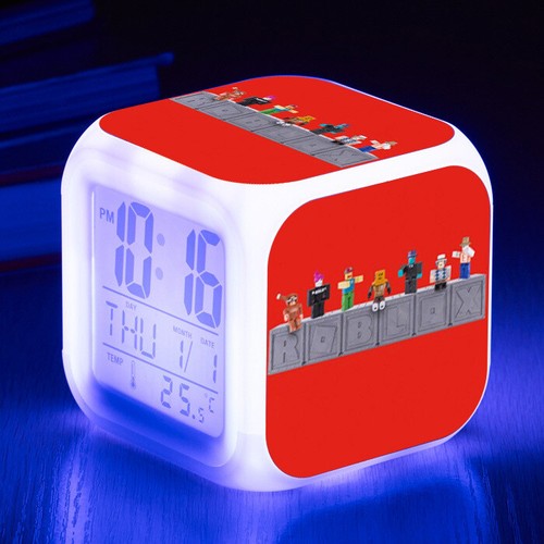 SALE Cartoon Alarm Clock 7 Color Changing Night Light Alarm Clock Kids Toy Gift - Picture 28 of 48