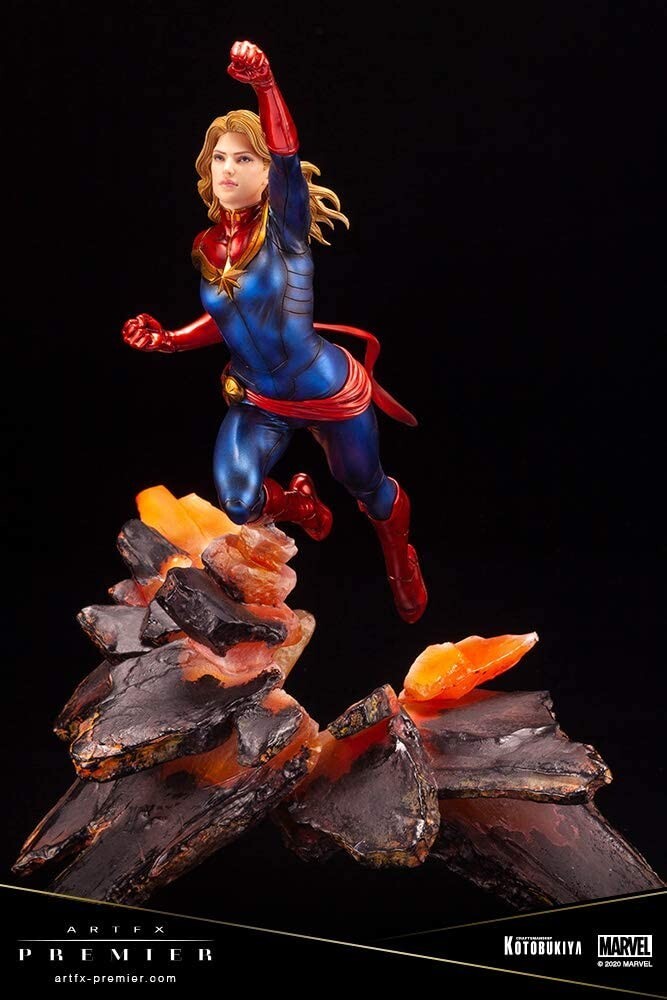 新品 コトブキヤ ARTFX PREMIER キャプテンマーベル 1/10 KOTOBUKIYA Mk323 1 10 ARTFX Premier Captain Marvel Figure Plastic