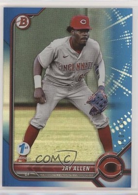 2022 Bowman 1st Edition Blue Foil 140/150 Jay Allen #BPPF-114 0c3e