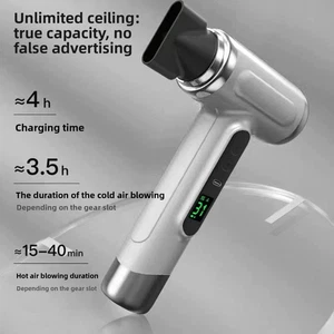Sèche-cheveux sans fil Sècheuse portable puissant pour voyage Grey Premium