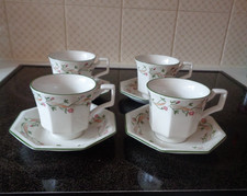 Eternal Beau Tea Cup And Saucer x 4 By Johnson Brothers