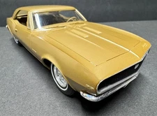 1967 AMT Dealer Promotional Chevy Camero SS 2dr FB in Granada Gold & Orig Box