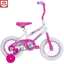 12 Inch Girls Bike Training Wheels Adjustable Seat Single Speed Coaster Brake US