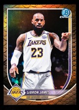 Lebron James Reptilian Refractor 2025-26 Bowman Basketball Lakers