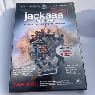 Jackass: The Movie (DVD, 2003, Full Frame Checkpoint Security Tag