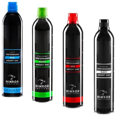 Nimrod Performance Airsoft Gas Light Professional Extrem Blue Green Red Black
