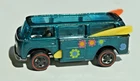 1969 Hot Wheels Redline Aqua Volkswagen Beach Bomb w/Repro Surf Boards Hong Kong