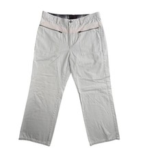 Ralph Lauren Pants Women's SZ 6 White Straight Leg Casual Preppy Normcore Y2K