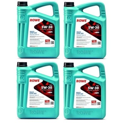 Motoröl ROWE Öl MULTI SYNT DPF 5W30 BMW LL-04 MB 229.51 VW 504/507.00 20 Liter