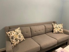 DFS 3-Seater Sofa - Grey - Good Condition - 2 Years Old