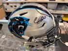 CHUBA HUBBARD SPEEDFLEX FULL SIZE AUTHENTIC SIGNED HELMET VISOR BECKETT WITNESS