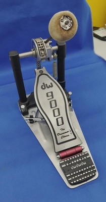 DW 9000 Serie Single Bass Drum Pedal Doppelkettenantrieb mit Schläger