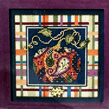 MILL HILL Buttons Beads Kit Counted Cross Stitch PAISLEY PUMPKIN MH14-0204