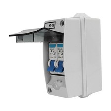 2 Poles Circuit Breaker MCB Ature Leakage Breaker Distribution Box 230V 6A 32A☜