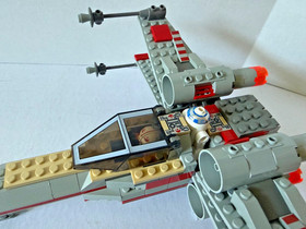 Vintage (1999) LEGO Star Wars: X-WING FIGHTER #7140 ~100% Complete w/Manual