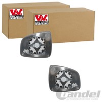 2X VAN Wezel Spiegelglas Passend FüR Dacia Duster Logan Sandero Renault Logan LI
