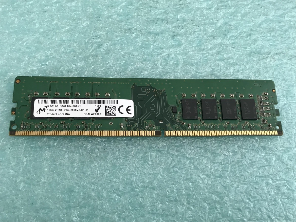 Micron PC4-21300 (DDR4-2666) Bus Speed DDR4 SDRAM Memory (RAM) for