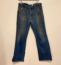 Vintage 1993 Levi s 517 Orange Tab Jeans USA Bootcut Actual 34x28 Tag 36x31