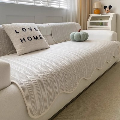 1PC Sofa Seat Cover Non-Slip Slipcovers Towel Couch Covers for Living Room