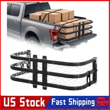 Truck Bed Tailgate Extender 59-72 in Adjustable Aluminum Fits Ford F-150 Sierra