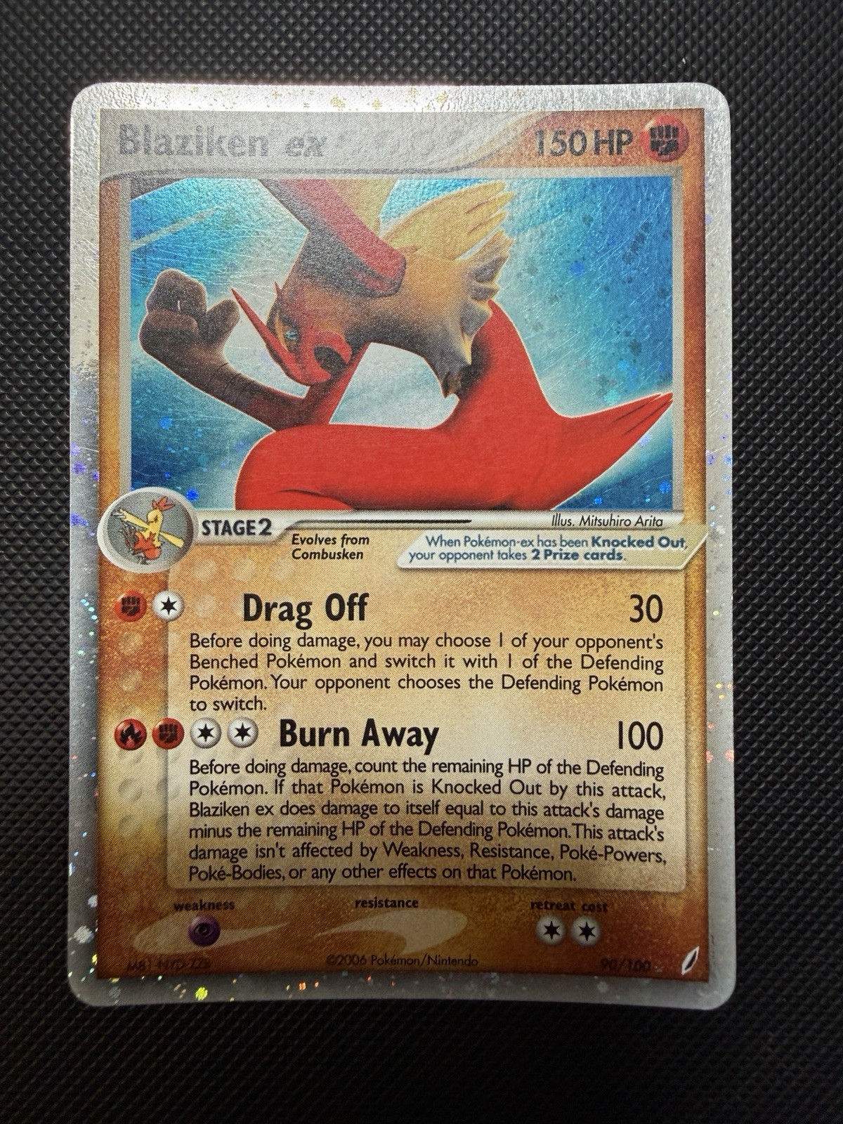 Blaziken ex 90/100 Crystal Guardians Holo LP