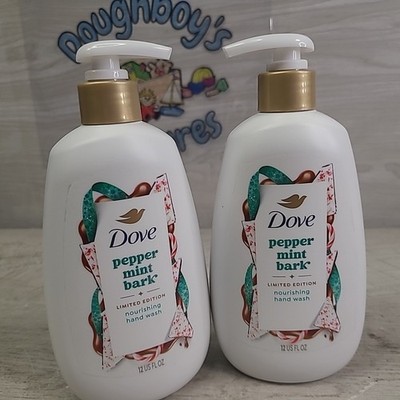 Dove Moisturizing Hand Soap Limited Edition Peppermint Bark 12oz 2 Pack NEW