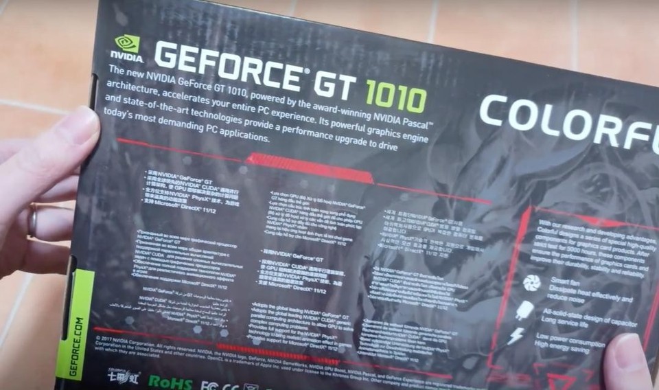 Colorful Geforce Gt 1010 Graphics Card 2Gb Gddr5 Low Profile Pcie 3.0 ...