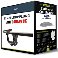 Starre AnhäNgerkupplung für Subaru Outback 10.1998-08.2003 Typ BH Auto Hak NEU