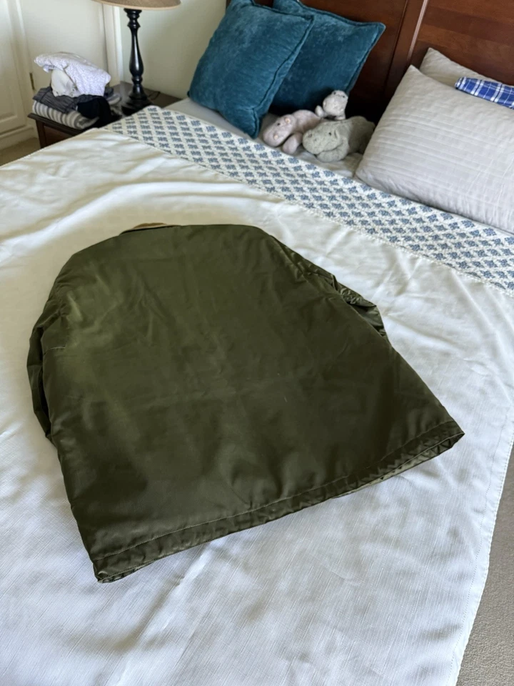 Chaqueta impermeable para clima frío extremo - GRANDE - Militar de EE. UU. - Cuello de pana Foto 3 de 4