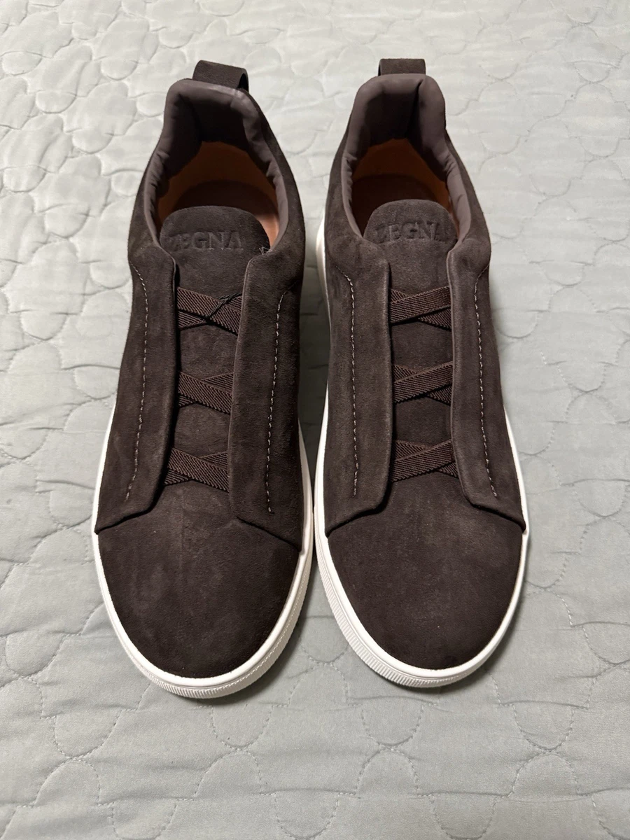 Suede Casual Brown Ermenegildo Zegna Shoes for Men for sale | eBay
