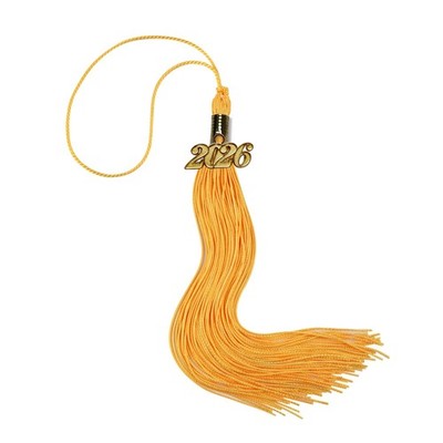 2026 Graduation Tassel with Gold Charm for Cap Decoration