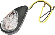 K & S [25-8950] LED Ultra Mini Flush Mount Marker Lights Black Body