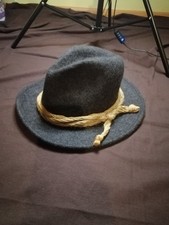 Warm Western or Gangster style hat for men made of wool, size 57