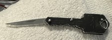1 Key Keychain Pocket Knife Lock Back Plain Edge Blade vtg for parts or repair