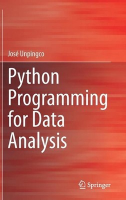 Python Programming for Data Analysis by Jos? Unpingco (English) Hardcover Book