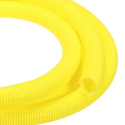 10ft 1 Inch Yellow Wire Loom Split Tubing Cord Protectors Flexible Conduit
