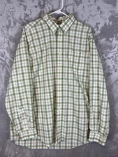 L.L BEAN Shirt Men's XL-REG Plaid Wrinkle & Stain Resistant L/S Button Up Casual