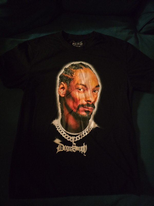 Dogg Supply by Snoop Dogg Portrait Chain Graphic Tee Black Men's Size M