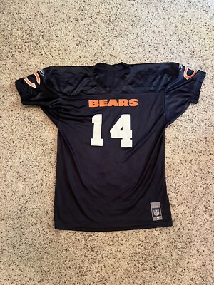 Reebok NFL Chicago Bears Blue Football Jersey #14 Youth XL