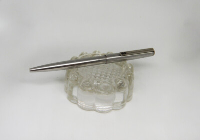 Vintage Ballpoint Pen Inoxcrom 77 Spain Writing Instrument Pump
