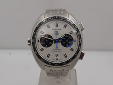 TAG HEUER AUTAVIA 43mm CY2110 AUTOMATIC CHRONOGRAPH TOP CONDITION STEEL WATCH 8