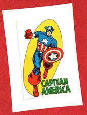 CAPITAN AMERICA N.2 CORNO LATO A 1973 ANASTATICO 1^ ED. ADESIVO SU CARTA LUCIDA