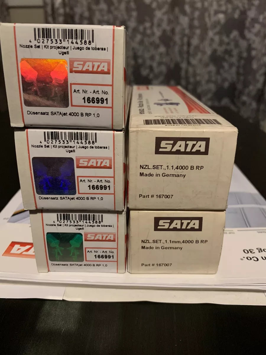 SATA JET 4000B RP 1,0 Nozzle Set 166991