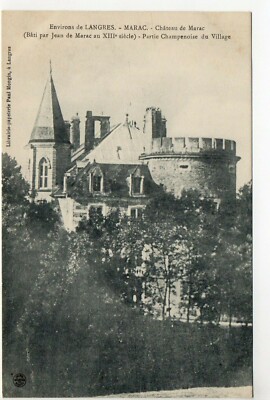 MARAC Haute Marne CPA 52 le chateau bati by Jean de Marac im 13. Jahrhundert