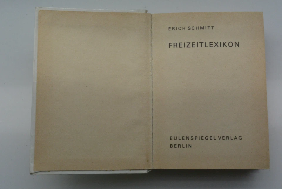 Schönes Taschenbuch 351 Seiten 1985 - Erich Schmitt' Freizeitlexikon - Top - Bild 3 von 4