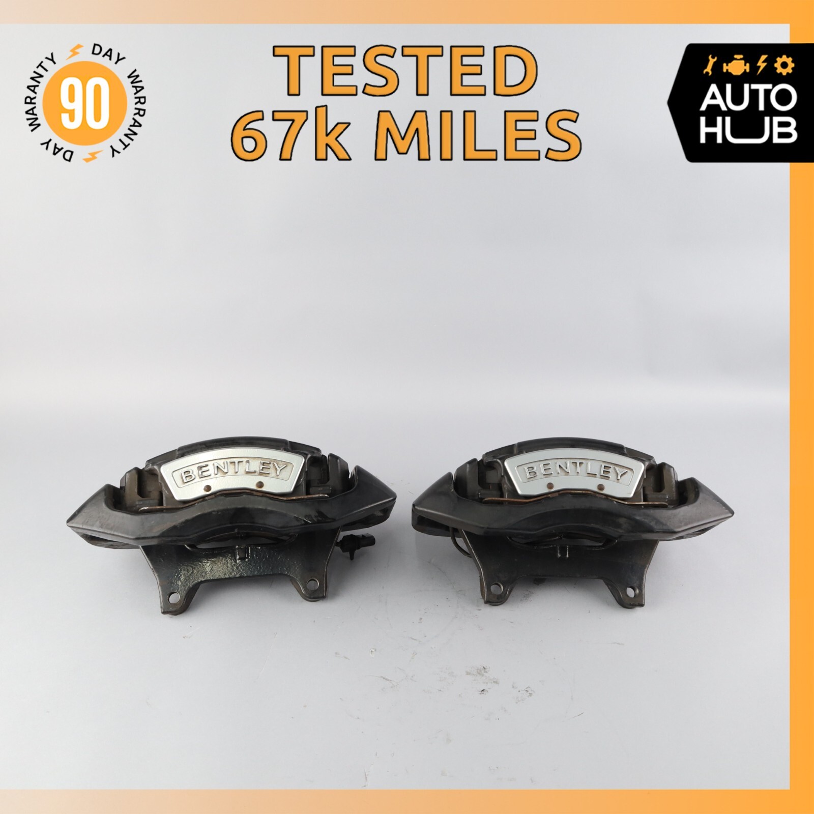 Bentley Continental Flying Spur Front Brake Calipers Left and Right Set OEM 67k