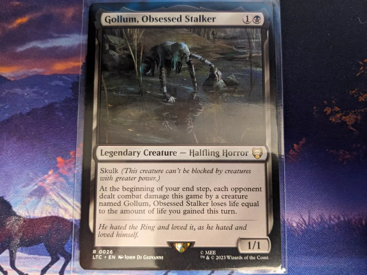 MTG Magic: The Gathering Gollum, Obsessed Stalker LTC NM!