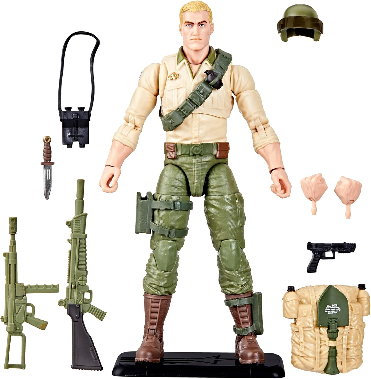 G.I. Joe Classified Series Retro Cardback Duke, Collectible 6-Inch Action Figure