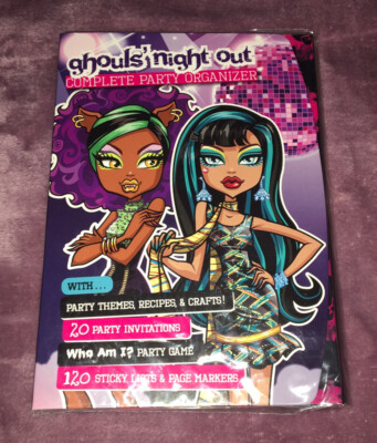 Monster High Ghouls Night Out Complete Party Organizer ~ Themes, Recipes, Crafts